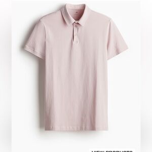 H&M SLIM FIT POLO SHIRT Pink